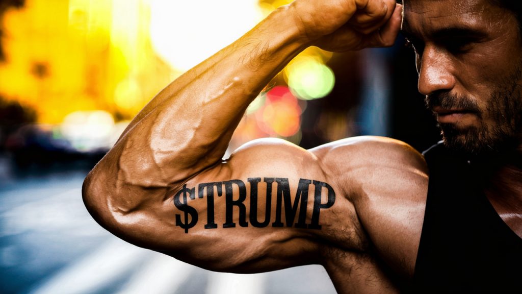 $TRUMP coin tattoo